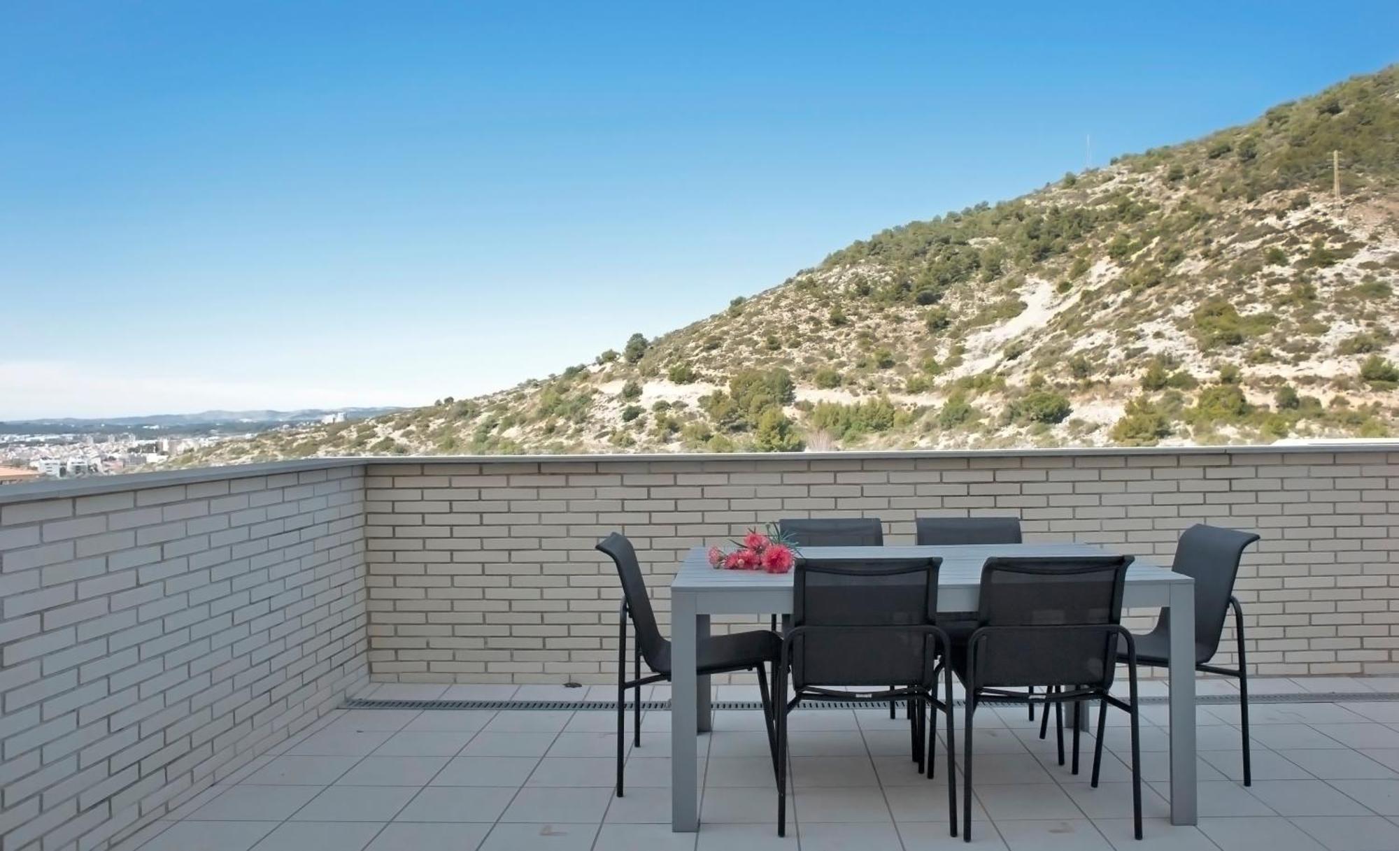 Duplex Moderno 3 Hab Parking, Vistas Al Mar Y Terraza Sitges Exterior foto